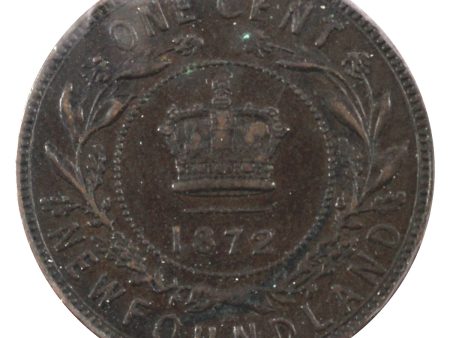 1872H Newfoundland 1-cent Extra Fine (EF-40) Hot on Sale