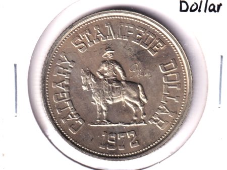 1972 Calgary Stampede Dollar Trade Token: Smiley Face in Cowboy Hat Sale