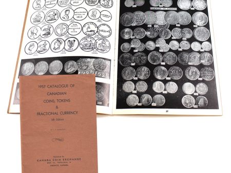 1957 Charlton Catalogue of Canadian Coins, Tokens & Fractional Currency. Gently used Hot on Sale