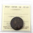 1872H Newfoundland 1-cent ICCS Certified VF-20 Hot on Sale