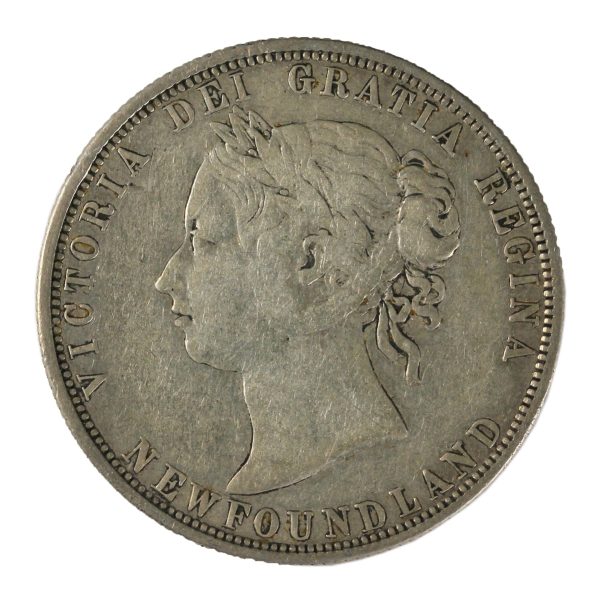 1870 Newfoundland 50-cents F-VF (F-15) Sale