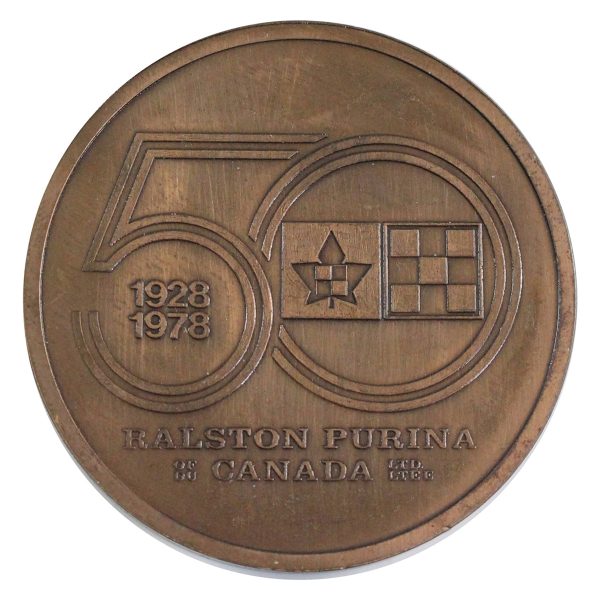 1978 Ralston Purina of Canada Ltd. 50th Anniversary Medallion Supply