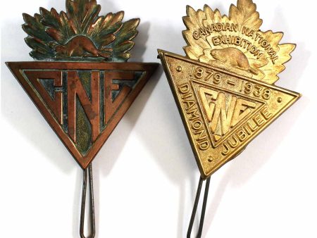 Pair of Canadian National Exhibition Pins For Cheap