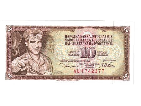 Yugoslavia Note, Pick #87a 1978 10 Dinara, Uncirculated Online Sale