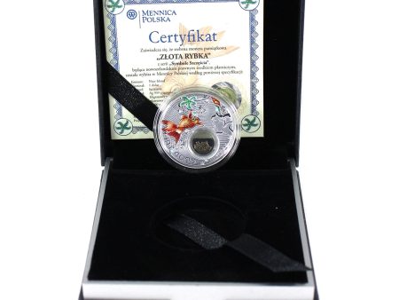 Niue 2014 $1 Lucky Coins: Goldfish 14.14 g Fine Silver in Case (No Tax) Online Hot Sale