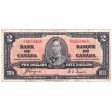 BC-22c 1937 Canada $2 Note, Coyne-Towers, Fine (F-12) Tears, writing, or impaired Supply