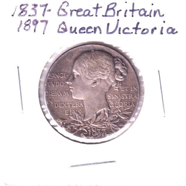 1897 Queen Victoria Diamond Jubilee Medallion Online Hot Sale