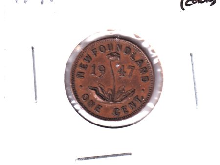 1947C Newfoundland 1-cent VF-EF (VF-30) Corrosion, scratched, or impaired Online