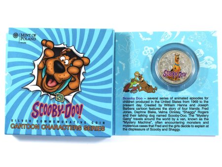 Niue 2013 $1 Cartoon Characters: Scooby-Doo! Sterling Silver in Case (Lightly toned) Fashion