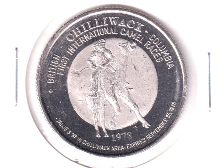 1978 Chilliwack, BC, Trade Dollar Token: First International Camel Races Sale