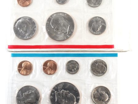 1974 USA P&D Mint Set in Original Packaging (May be lightly toned cent spots) Cheap