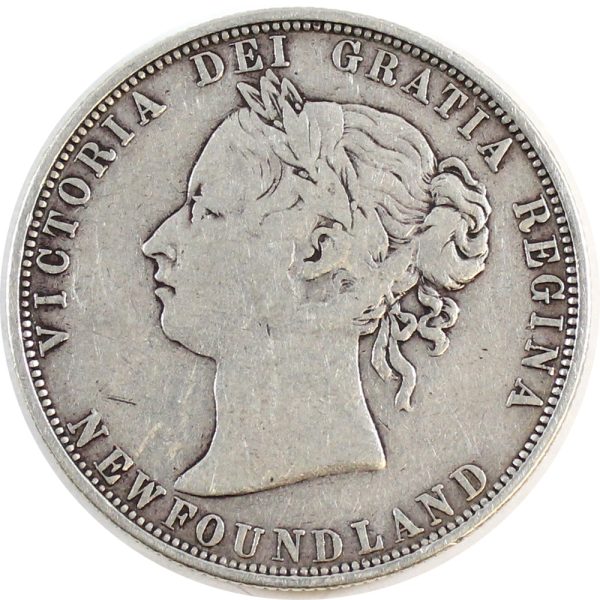 1873 Newfoundland 50-cents VG-F (VG-10) $ Discount