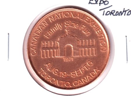 1971 Canadian National Exhibition, Toronto, Good Luck Medallion For Discount