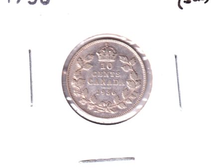 1936 Canada 10-cents F-VF (F-15) Cleaned, bent, or impaired For Discount