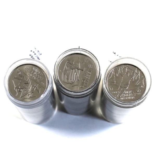 Men s, Women s & Klassen Canada 25-cent Non-Coloured Rolls of 40pcs BU (3 Rolls) Discount