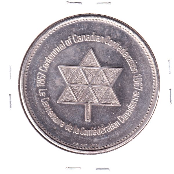 1967 Ville St-Raymond Portneuf, Quebec, Canada Centennial Medallion For Discount