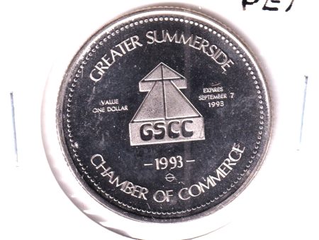 1993 Summerside, Prince Edward Island, Blue Jay Dollar Trade Token Sale