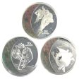 3x 2007-2009 Canada $25 Olympic Sterling Holograms, 3Pcs (Capsules only, impaired) Online Sale