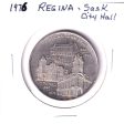 Regina, Saskatchewan, 1976 New City Hall Medallion For Discount