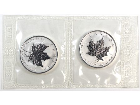 Pair of 2004 Canada $5 1oz .9999 Silver Libra Privy, 2Pcs (No Tax) Sealed Online now