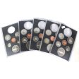 1981-1985 Canada Frosted Proof 6-coin Sets - from Double Dollar Sets Supply