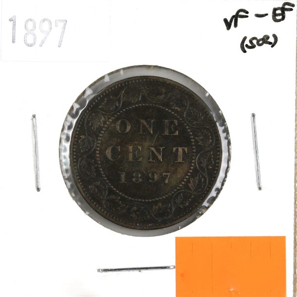 1897 Canada 1-cent VF-EF (VF-30) Corrosion, nicks, or impaired Sale