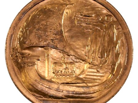 1953 Queen Elizabeth II Coronation Medallion in Case Cheap