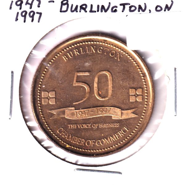 1947-1997 Burlington Ontario 50 Years Teen Tour Bank Medallion Online now