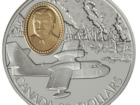 RDC 1998 Canada $20 Aviation Canadair CL-215 Waterbomber Sterling (Scuffed Capsule) Online now