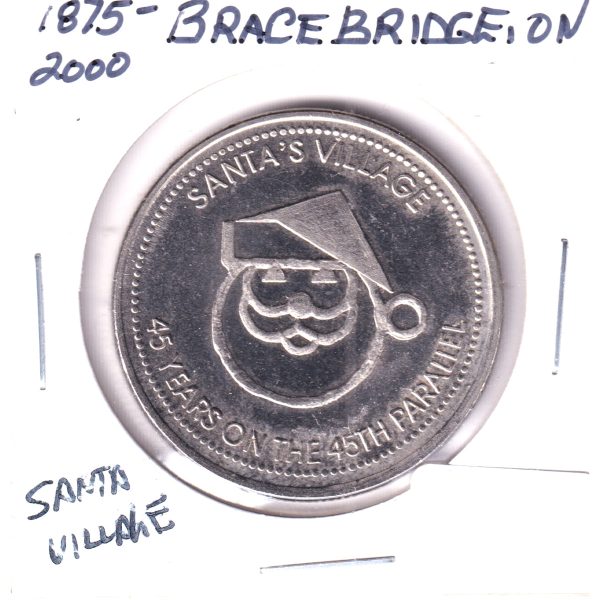 Santa s Village, Bracebridge, Ontario, 2000 $2 Trade Dollar For Discount