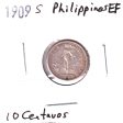 Philippines 1909S 10 Centavos Extra Fine (EF-40) For Discount