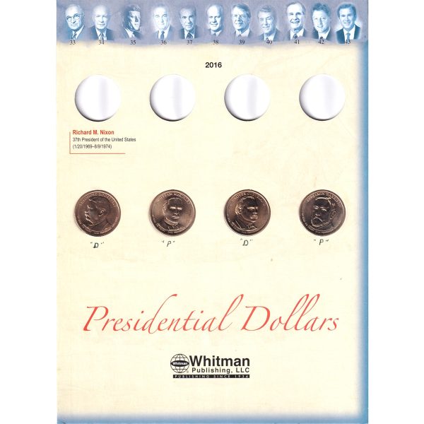 Set of 40x 2010-2015 USA Presidential Dollars, 40Pcs in Collector&apos;s Folder (Spots) Hot on Sale