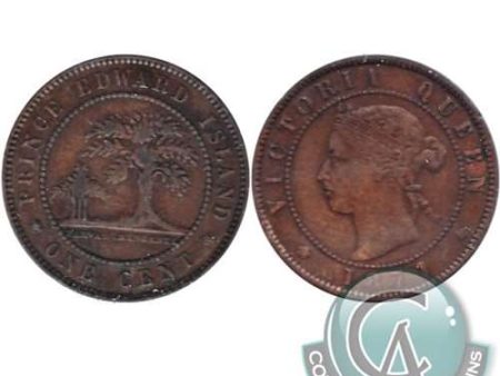 1871 Prince Edward Island 1-cent Fine (F-12) Online Hot Sale