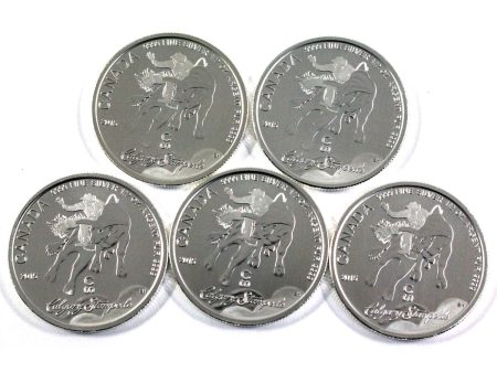 Lot of 5x 2015 Canada $2 Calgary Stampede 1 2oz .9999 Silver, 5Pcs (No Tax) For Discount