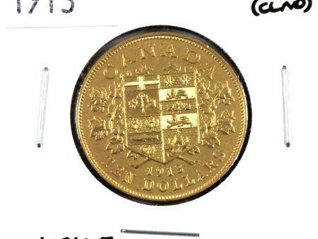 1913 Canada $10 Gold Coin, Extra Fine (Cleaned) Sale