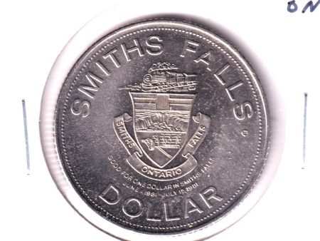 Smiths Falls, Ontario, 1981 Trade Dollar - Sir Wilfrid Laurier Online Hot Sale