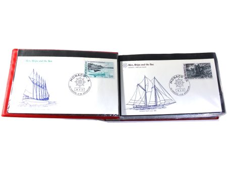 Lot of 63x Canada, USA & World First Day Covers: Men, Ships & the Sea, 63Pcs in Album For Discount