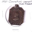 1937 King George VI & Queen Elizabeth Coronation Rectangular Medallion Online