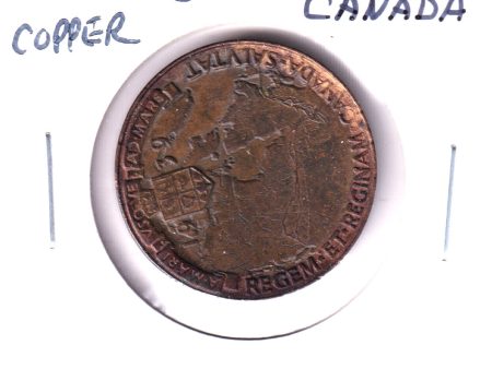 1939 Royal Visit to Canada Copper Medallion (Spot of Corrosion) Hot on Sale