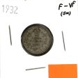 1932 Canada 10-cents F-VF (F-15) Scratched, cleaned, or impaired Discount