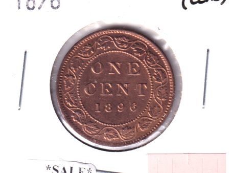 1896 Canada 1-Cent, Unc+ (Cleaned) Supply