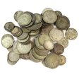 Silver Mixed Great Britain Coins (200 grams weight) Cheap