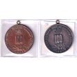 Pair of 1867-1967 Canada Centennial British Columbia Honours Pioneers Medallions Sale