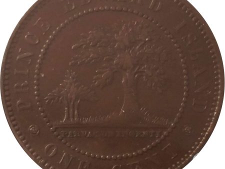 1871 Prince Edward Island 1-cent Extra Fine (EF-40) Discount