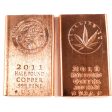 Pair of 1 2 Pound Pure Copper Bars - Legalize It & Shroomin (No Tax). 2pcs For Sale