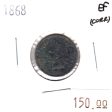 1868 USA Penny, EF (Corrosion) Fashion