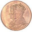 1939 King George VI Visiting Canada Bronze Medallion (Mega37) Online now