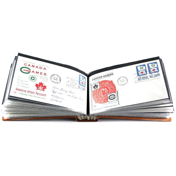 Lot of 92x 1960s-1970s Canada First Day Covers, 92Pcs in Brown Album (Some duplicates) Online now