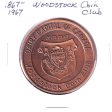 1967 Woodstock Coin Club (Ontario) Canada Centennial Medallion on Sale