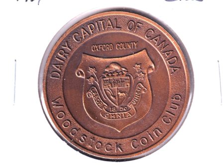 1967 Woodstock Coin Club (Ontario) Canada Centennial Medallion on Sale